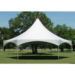 40' High Peak Hex Frame Tent