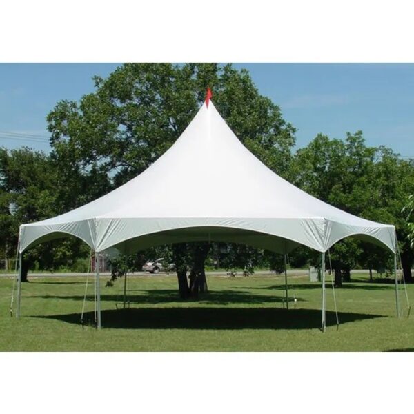 40' High Peak Hex Frame Tent